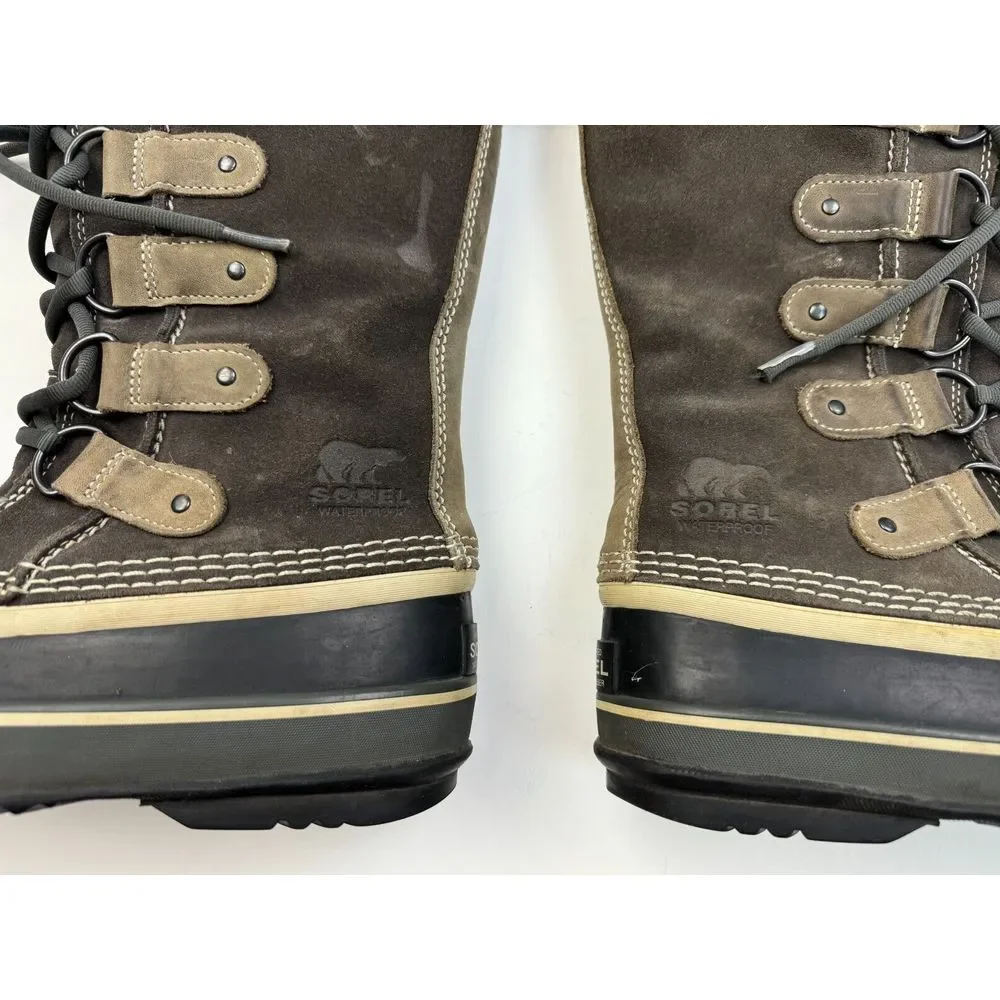 SOREL‎ Joan Of Arctic Winter Snow Boots Women 7 Waterproof Lace up NL1540-051